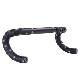 Owijka na kierownicę szosową Supacaz Super Sticky Kush Galaxy czarno-biała