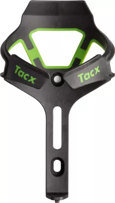 TACX CIRO Koszyk na bidon czarno-zielony matowy