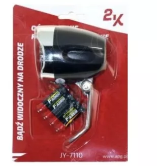 Lampa rowerowa RETRO bateryjna przednia