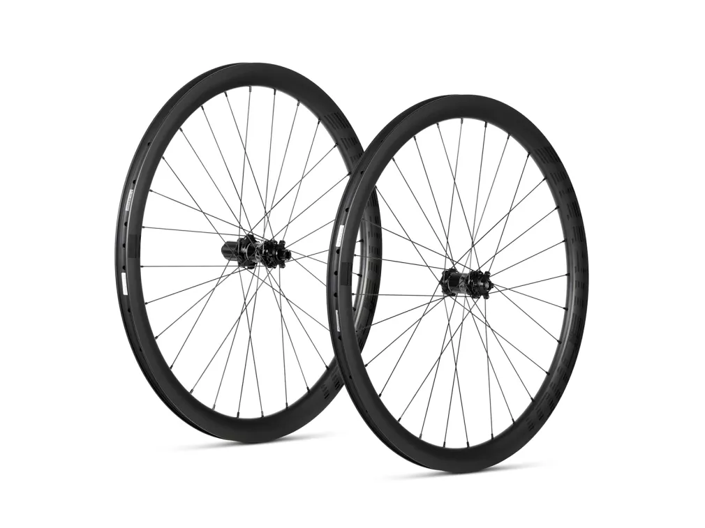 Koła 700C Accent SHOT CARBON, czarne, komplet