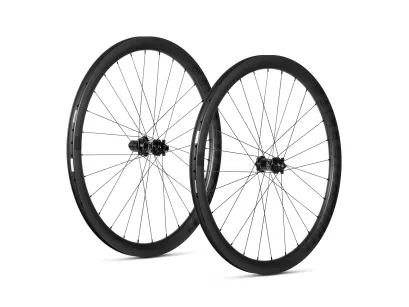 Koła 700C Accent SHOT CARBON, czarne, komplet