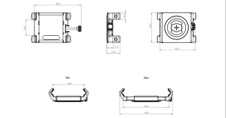Uniwersalny uchwyt SP Connect+ Roadbike Bundle Universal Phone Clamp - 6