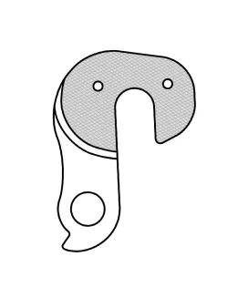 Hak do ramy rowerowej GH-038 GW-5W-1 - 3