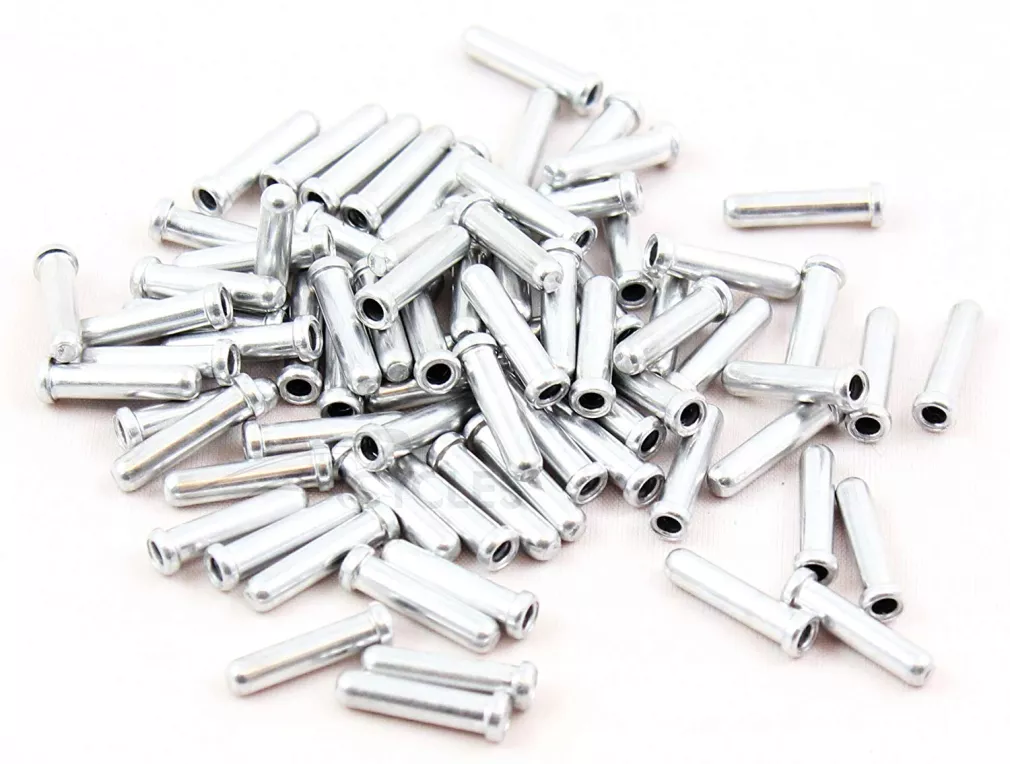 Końcówki linki hamulca Shimano 1,6 mm alu100 szt.