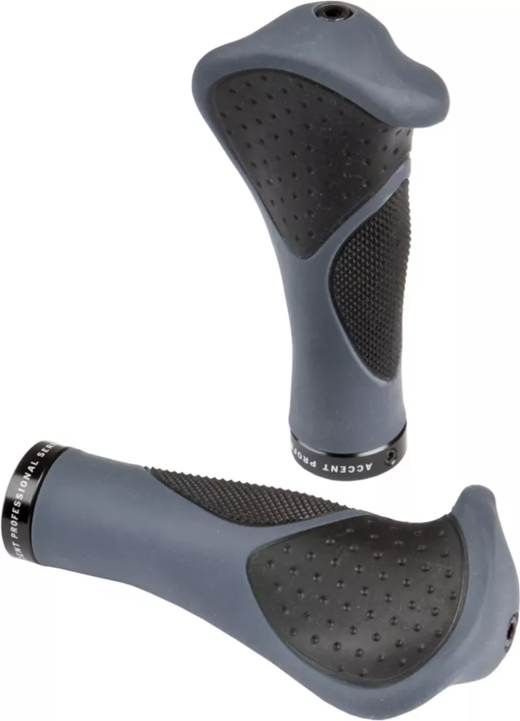 Chwyty kierownicy PRO ERGO 135 mm, grafitowo-czarne, APS