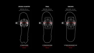 Pedały zatrzaskowe Look X-Track Gravel brązowe + bloki - 5