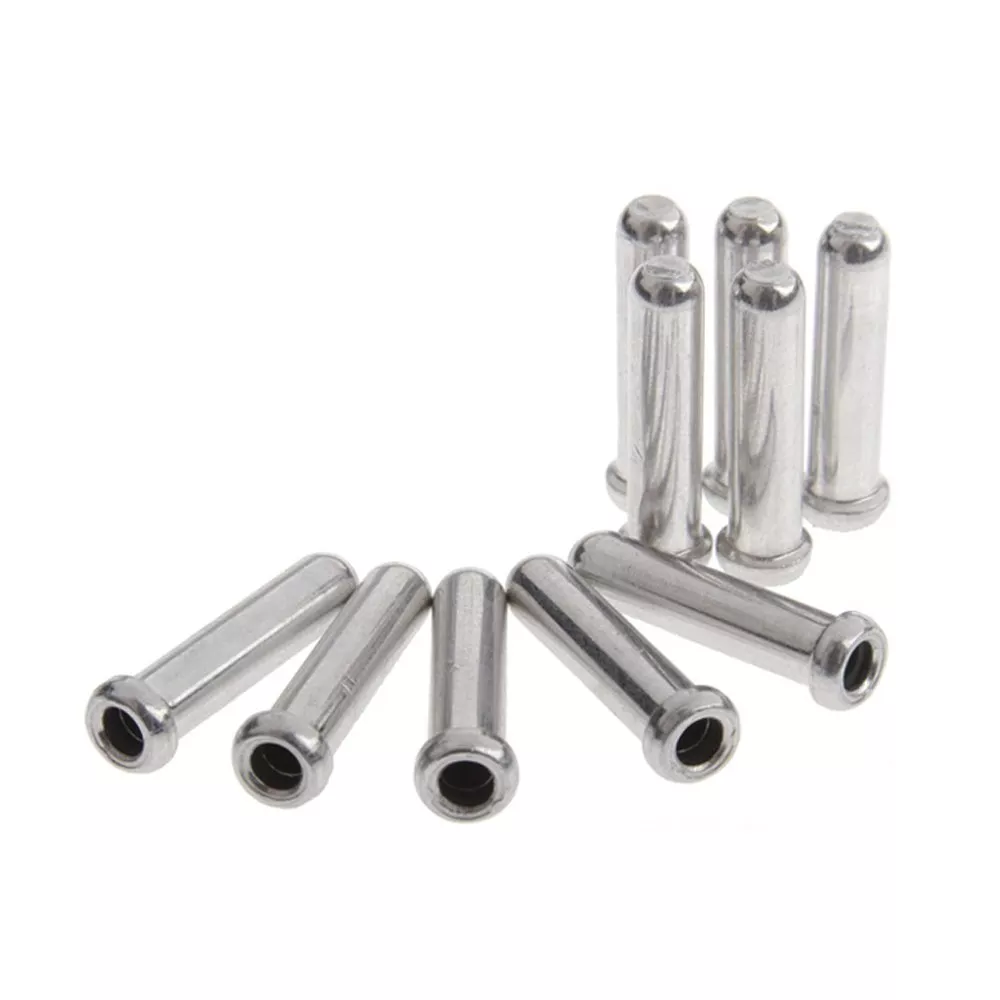 Końcówki linki przerzutki Shimano 1,2mm alu100 szt.