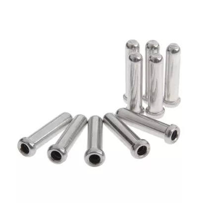 Końcówki linki przerzutki Shimano 1,2mm alu 100 szt.