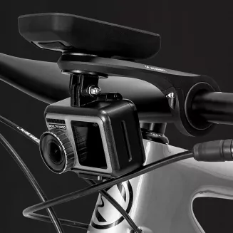 Uchwyt rowerowy na licznik Garmin Wozinsky WUG-01B na kamerkę lampkę - czarny