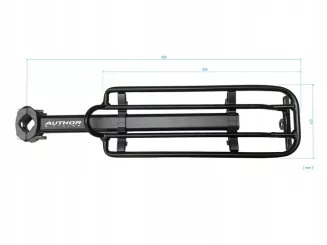 Bagażnik rowerowy na sztycę AUTHOR ACR-SP05 X24A czarny mat