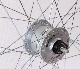 Koło z pradnicą Shimano 3W 28