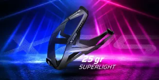 Koszyk na bidon RACEONE X25 CARBON czarno czerwony