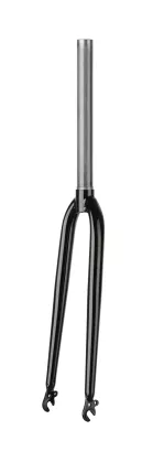 Widelec szosowy 1-1/8" 700C czarny, stalowy