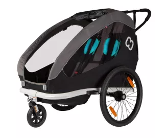 Przyczepka rowerowa dla dzieci Traveller Twin Hamax - 3