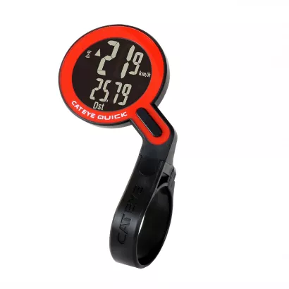 Licznik rowerowy Cateye Quick CC-RS100W czerwony