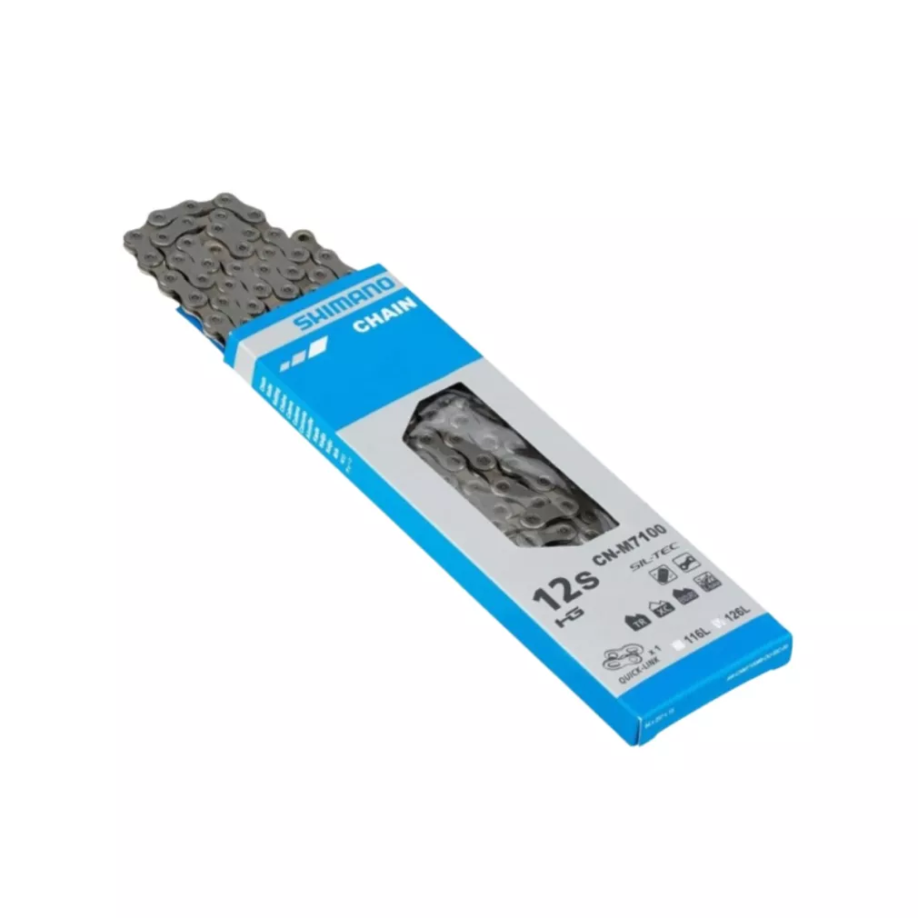 SHIMANO Łańcuch CN-M7100 HG 12 rzędów 126 ogniw QUICK-LINK