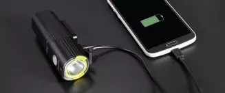 GACIRON V9 Lampka Przednia 1000 LUM USB