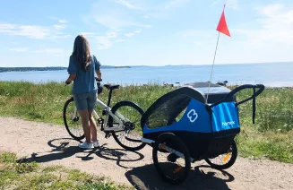 Przyczepka rowerowa dla dzieci TRAVELLER TWIN - 5