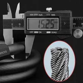 Zapięcie rowerowe Rockbros RKS507-1BK na szyfr 1,8m - czarne - 3