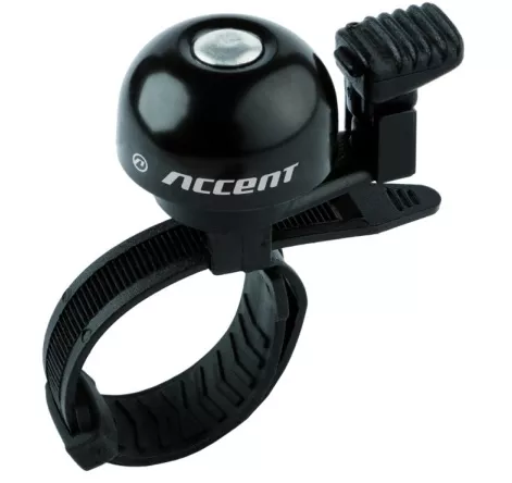 Accent Ding Dzwonek rowerowy czarny