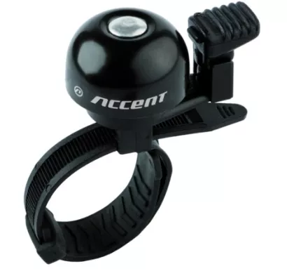 Accent Ding Dzwonek rowerowy czarny