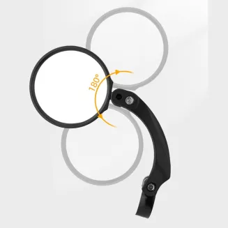 Lusterko rowerowe Lewe na kierownice Regulowane 360° - 8