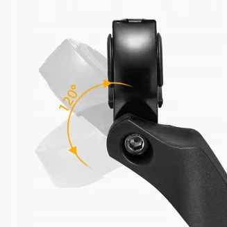 Lusterko rowerowe Lewe na kierownice Regulowane 360° - 9