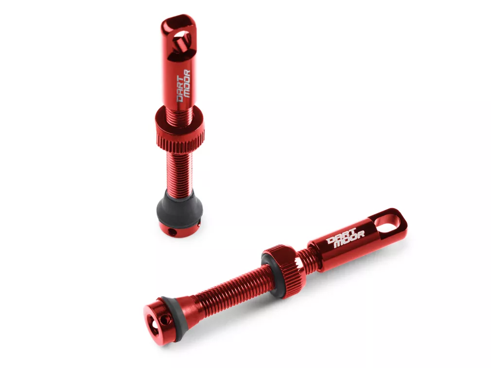 Wentyle Dartmoor 44 mm  czerwone 2 szt. do systemu bezdętkowego (tubeless)