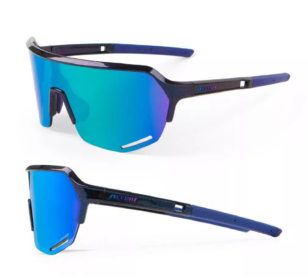 Okulary rowerowe Accent Hero ultrafiolet - niebieskie