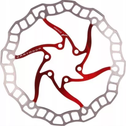 Dartmoor Nano Tarcza hamulcowa 140mm czerwona