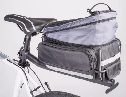 Author LitePack 9 X7 Bagażnik na sztyce z torbą