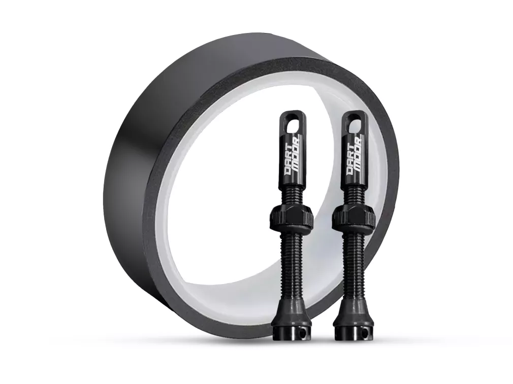 Zestaw Tubeless kit 2 wentyle 44mm 33mmx5m