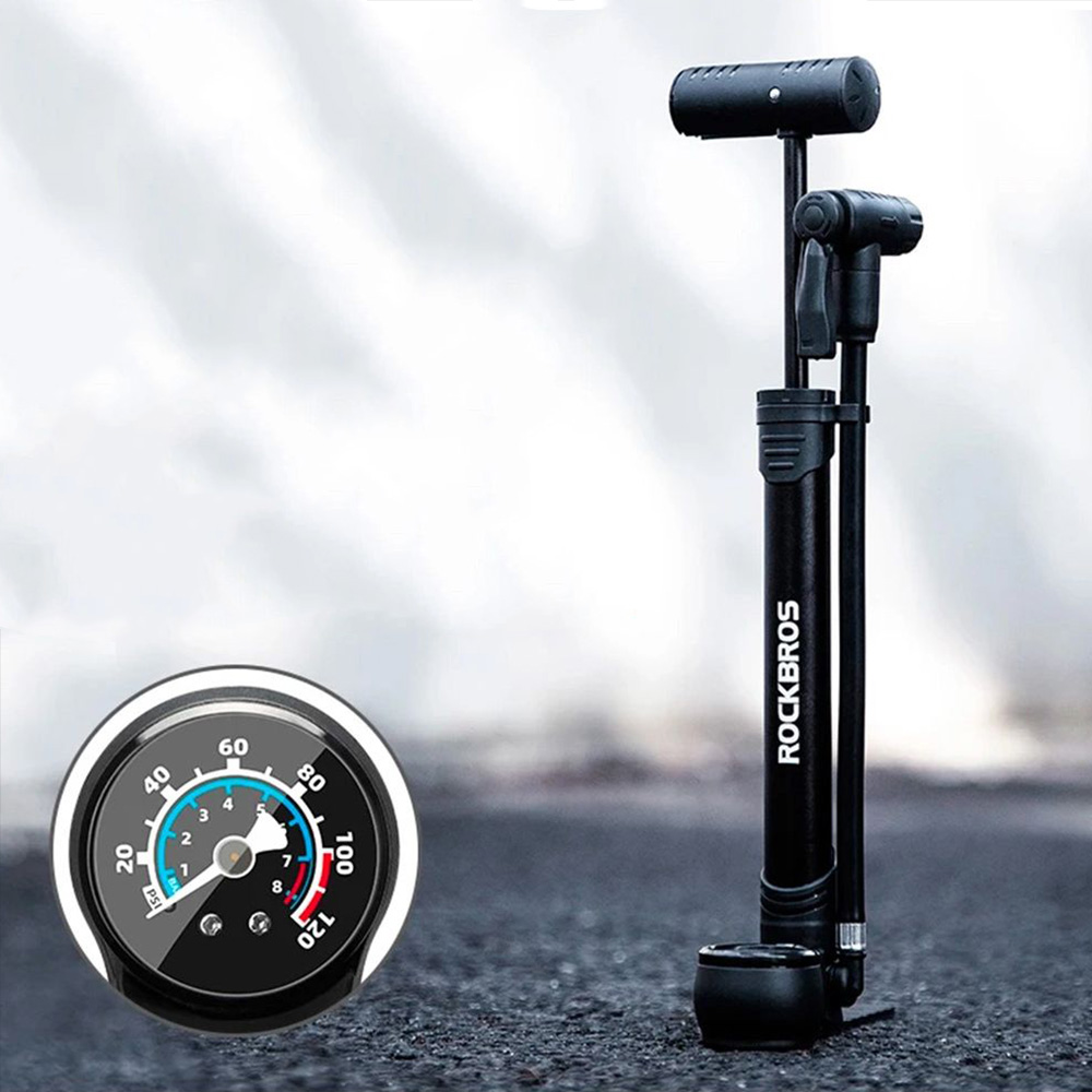 Pompka rowerowa z manometrem Rockbros Model Portable Pump